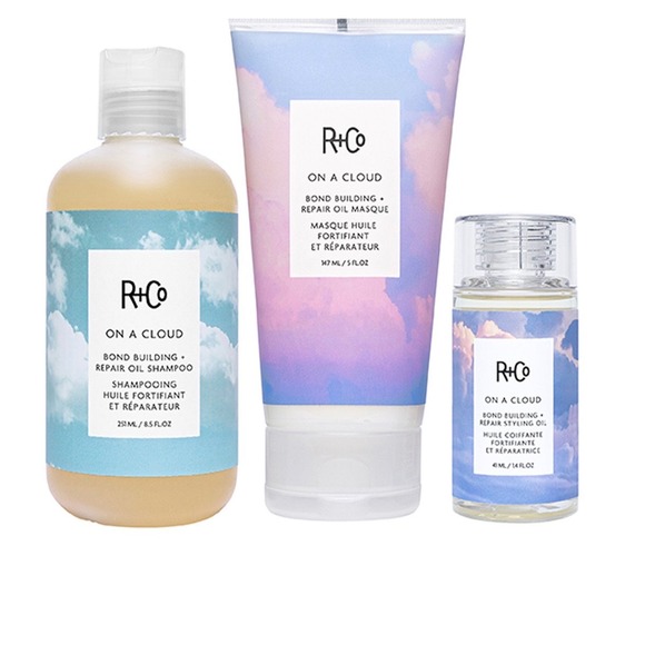 R+Co On A Cloud Bond Building Repair Set Shampoo Mask Styling Oil 3 Piece Kit - Picture 2 of 2